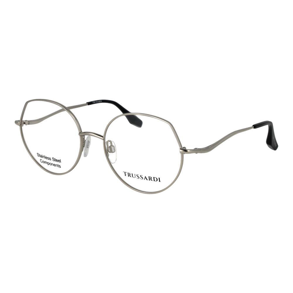 Trussardi Silver Stainless Steel Glasses (Frames)