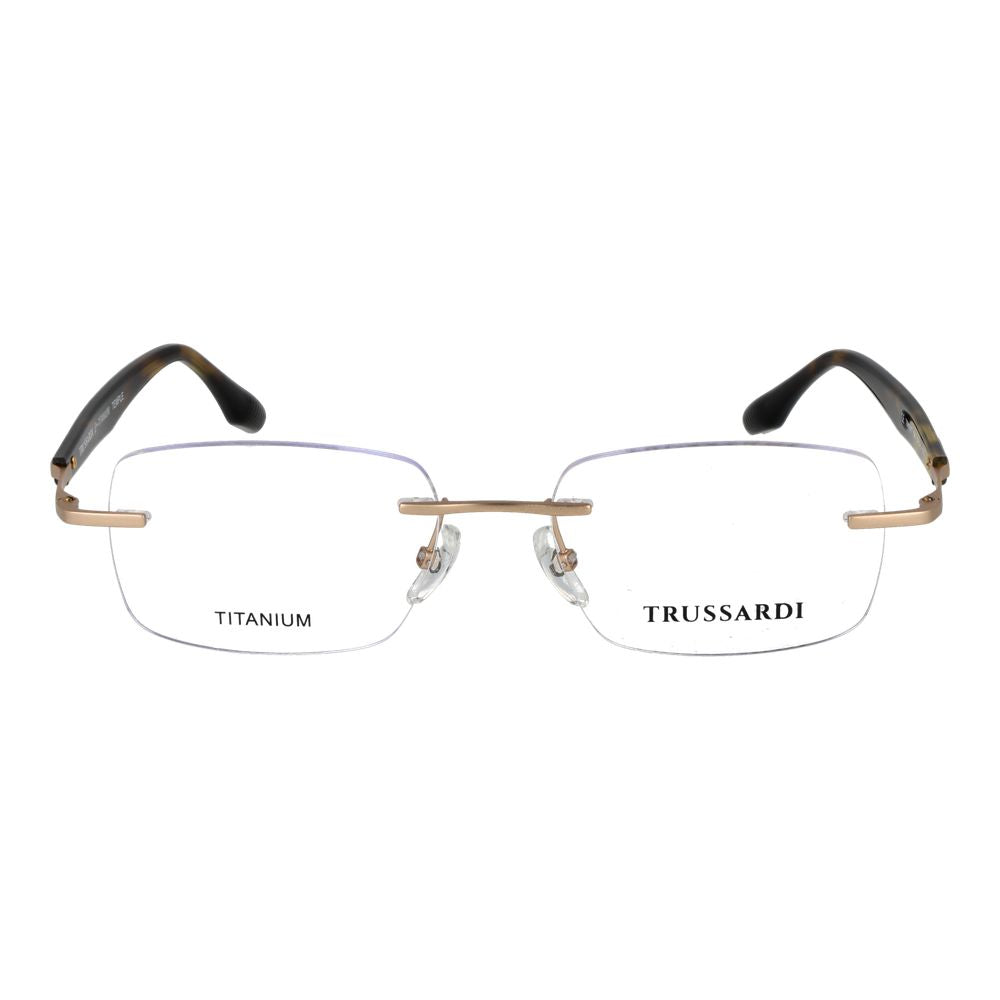 Trussardi Gold Stainless Steel Glasses (Frames)