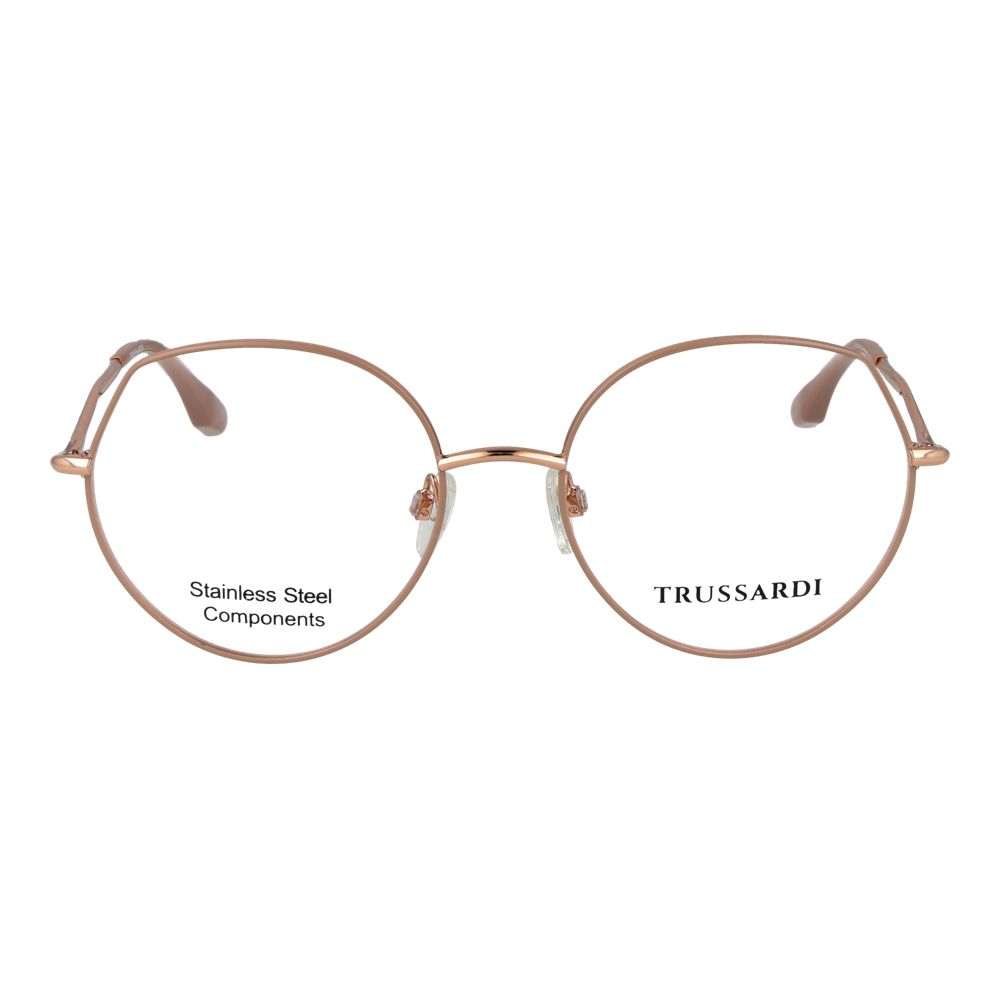 Trussardi Pink Stainless Steel Glasses (Frames)