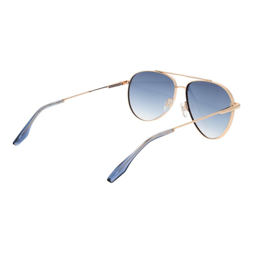 Trussardi Gold Stainless Steel Sunglasses