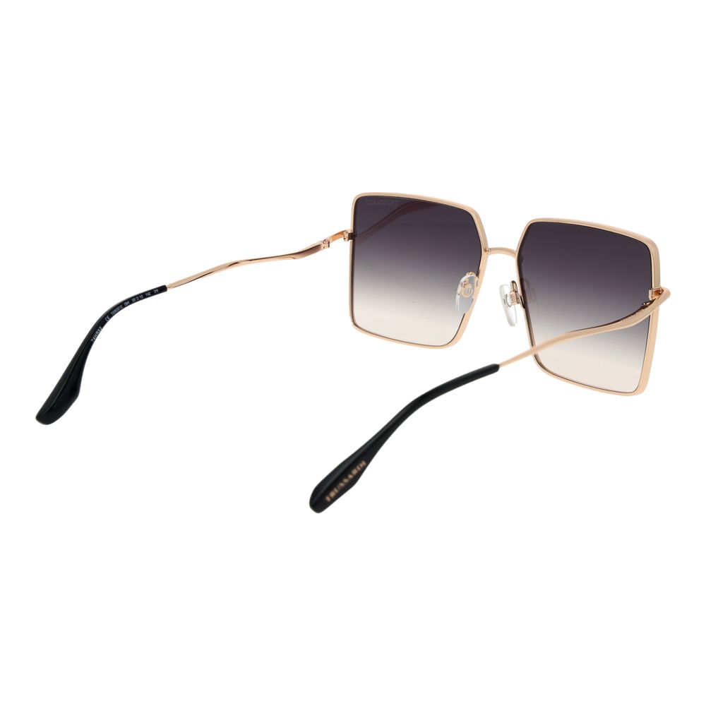Trussardi Black Stainless Steel Sunglasses