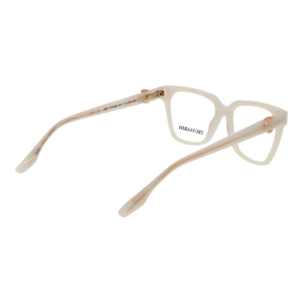 Trussardi White Acetate Glasses (Frames)