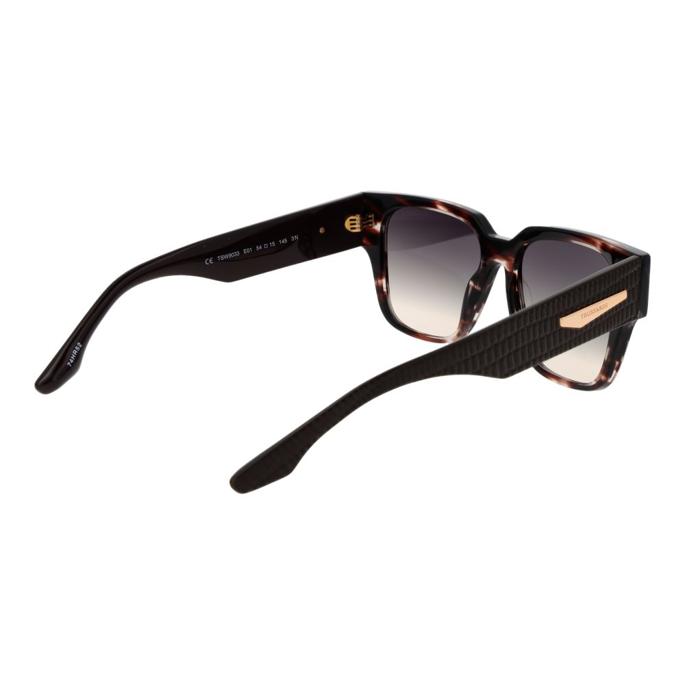 Trussardi Brown Acetate Sunglasses