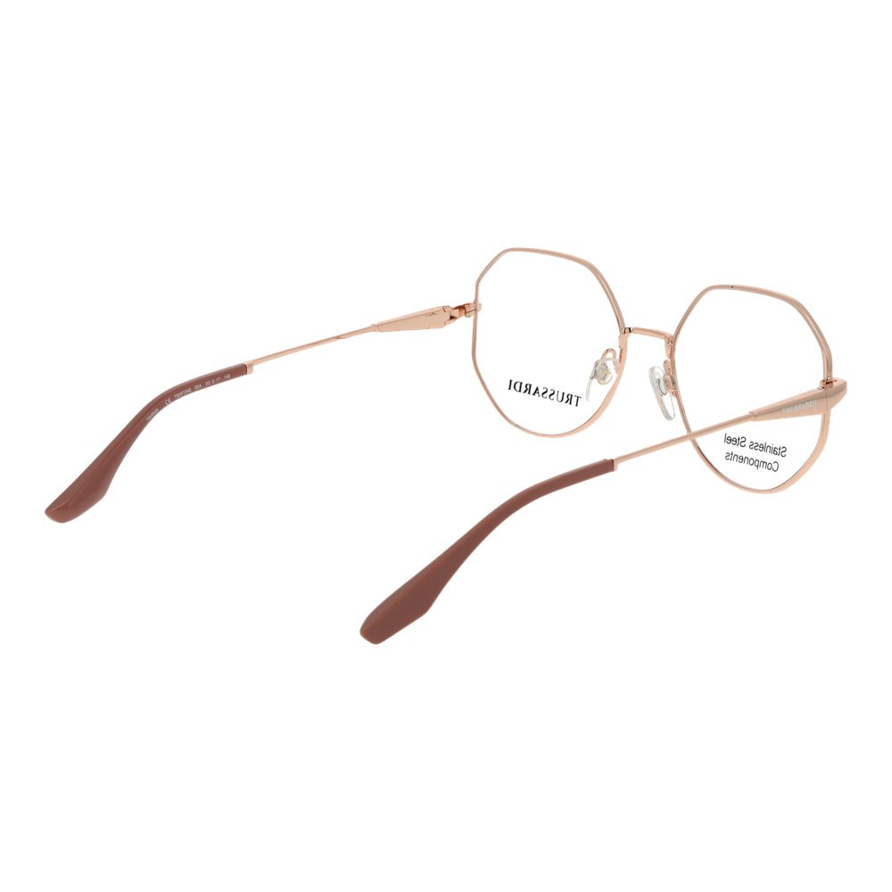 Trussardi Rose Gold Stainless Steel Glasses (Frames)