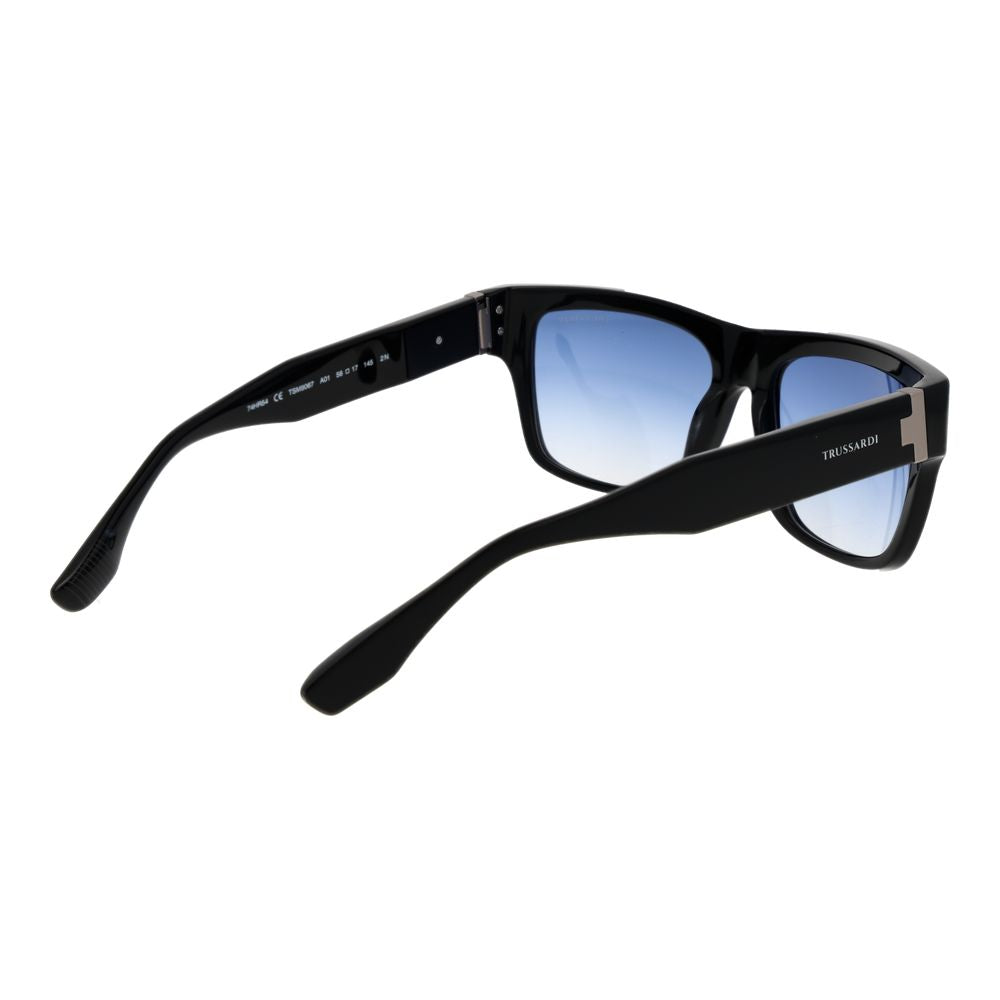 Trussardi Black Acetate Sunglasses