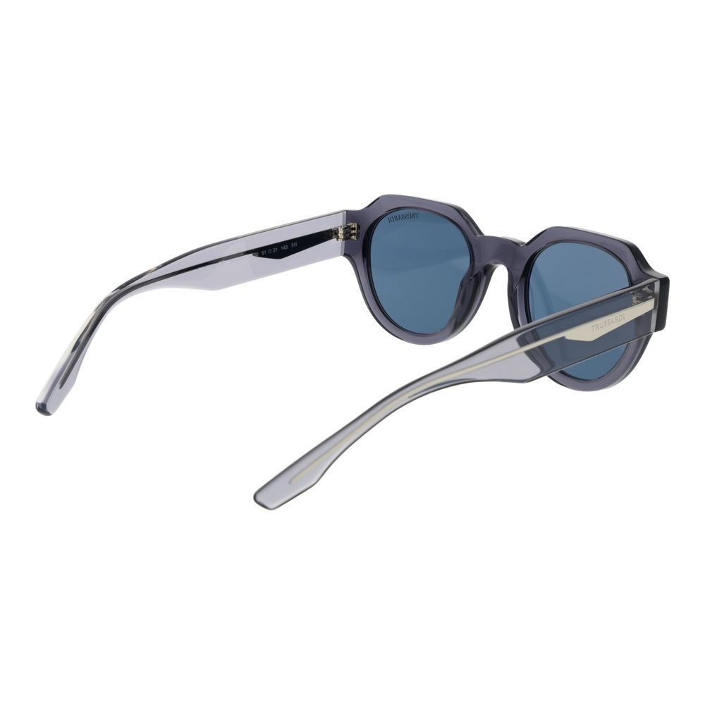 Trussardi Gray Acetate Sunglasses