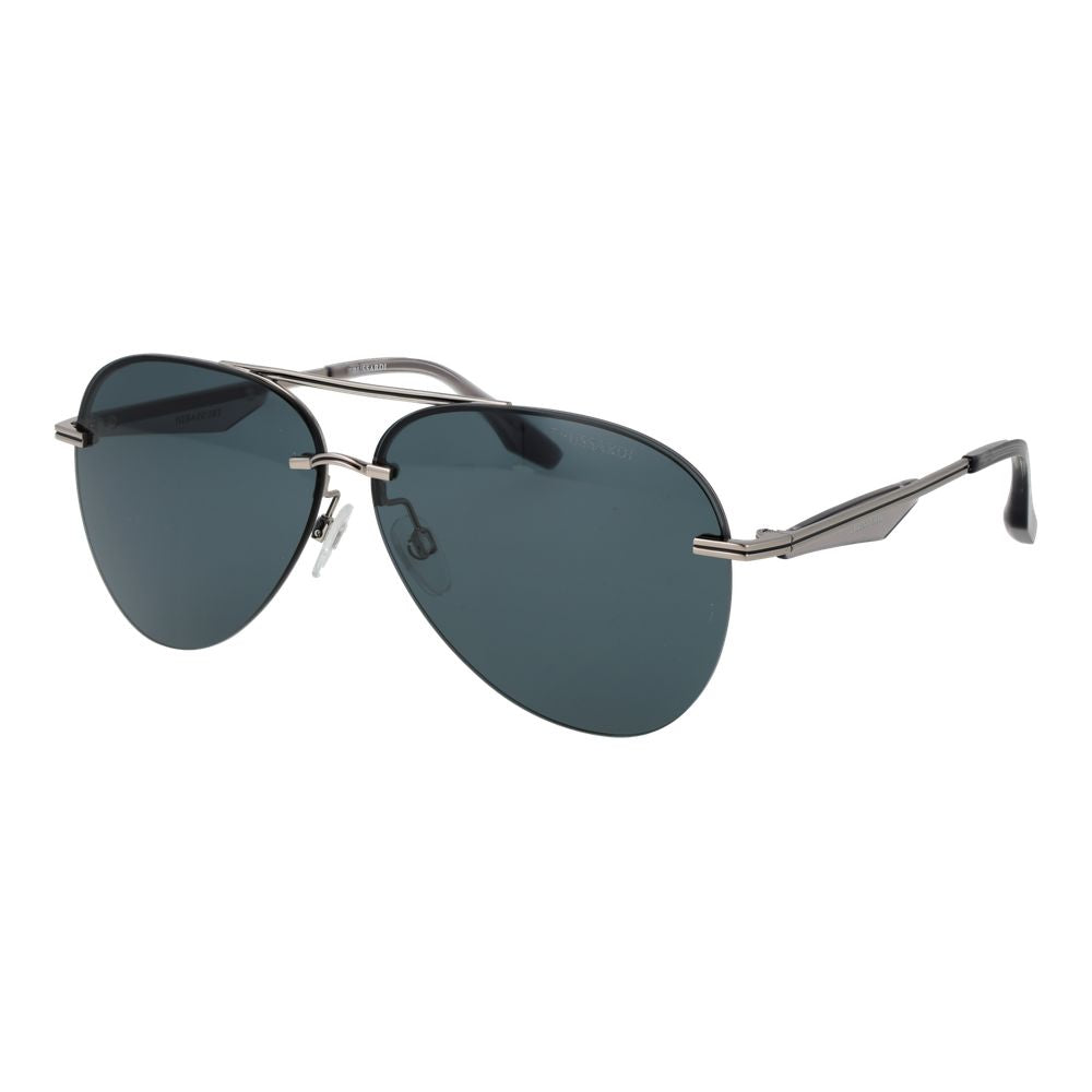 Trussardi Gray Metal Sunglasses