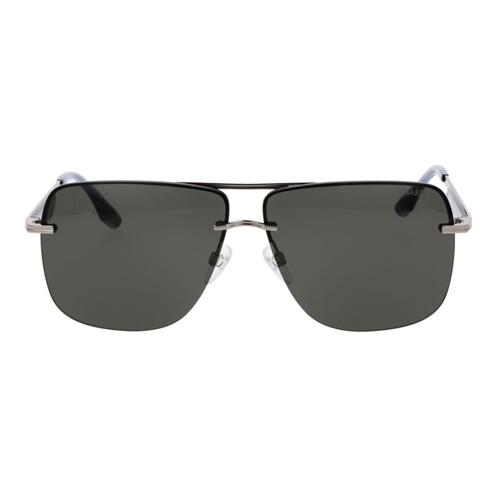 Trussardi Silver Metal Sunglasses