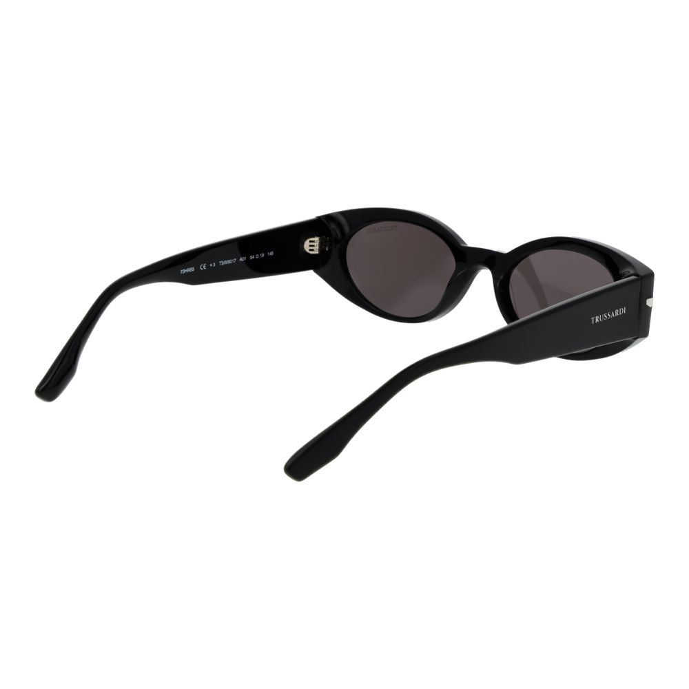 Trussardi Black Acetate Sunglasses
