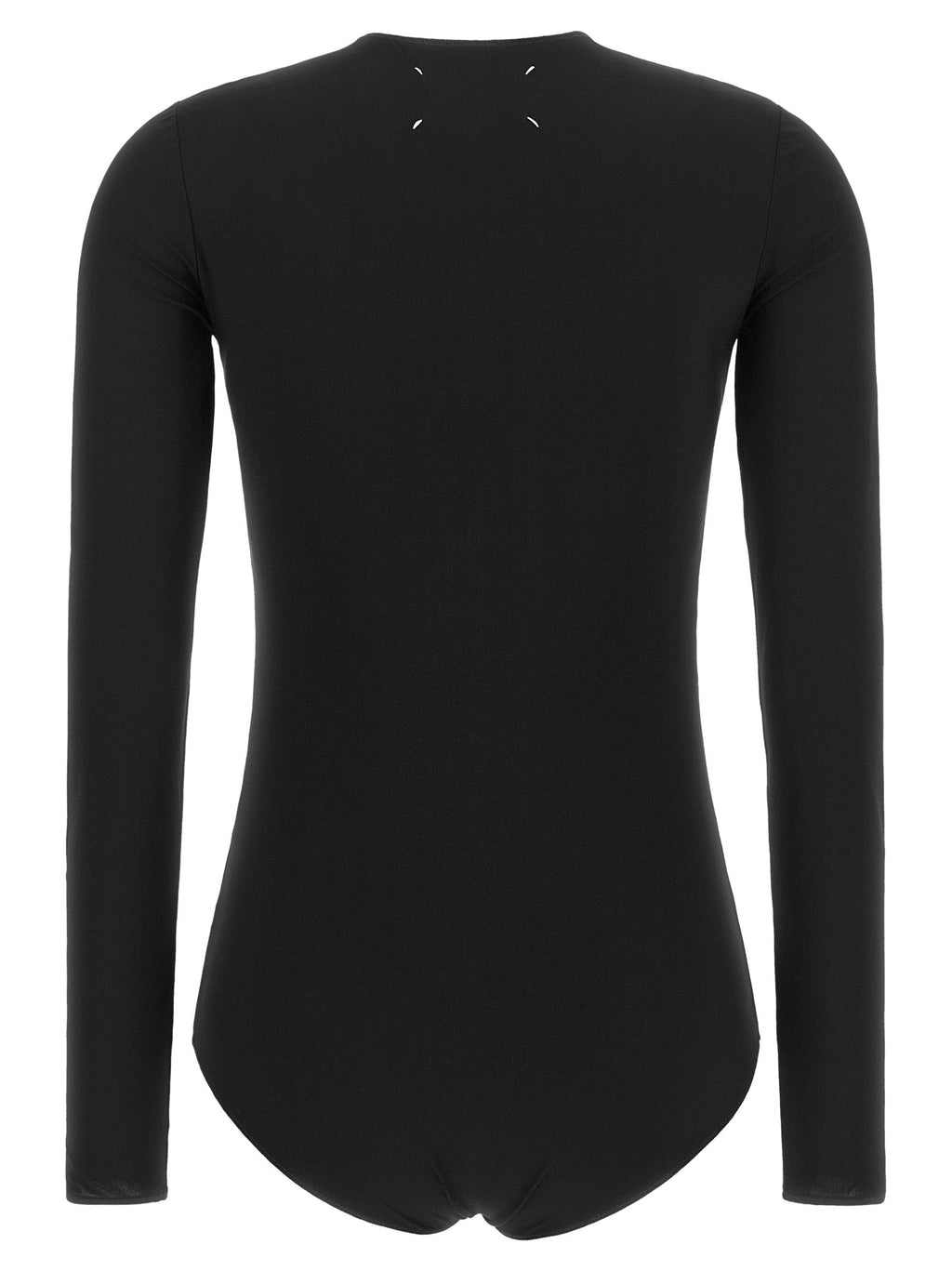 Maison Margiela Black Polyamide Bodysuit Maison Margiela