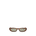 Saint Laurent Brown Acetate Sunglasses