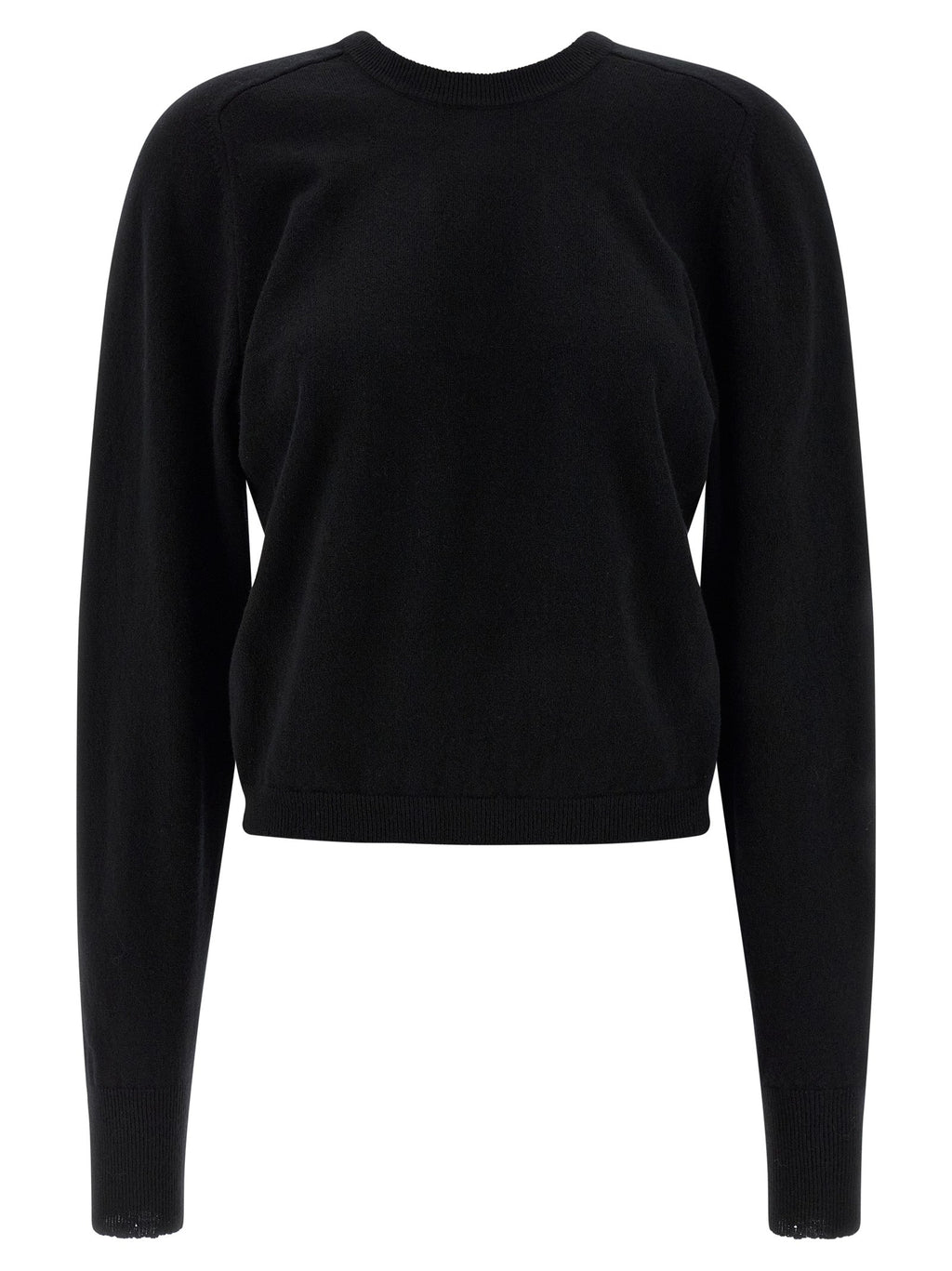 Maison Margiela Black Virgin Wool Cardigan