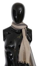 Costume National Beige Women Cotton Shawl  Scarf