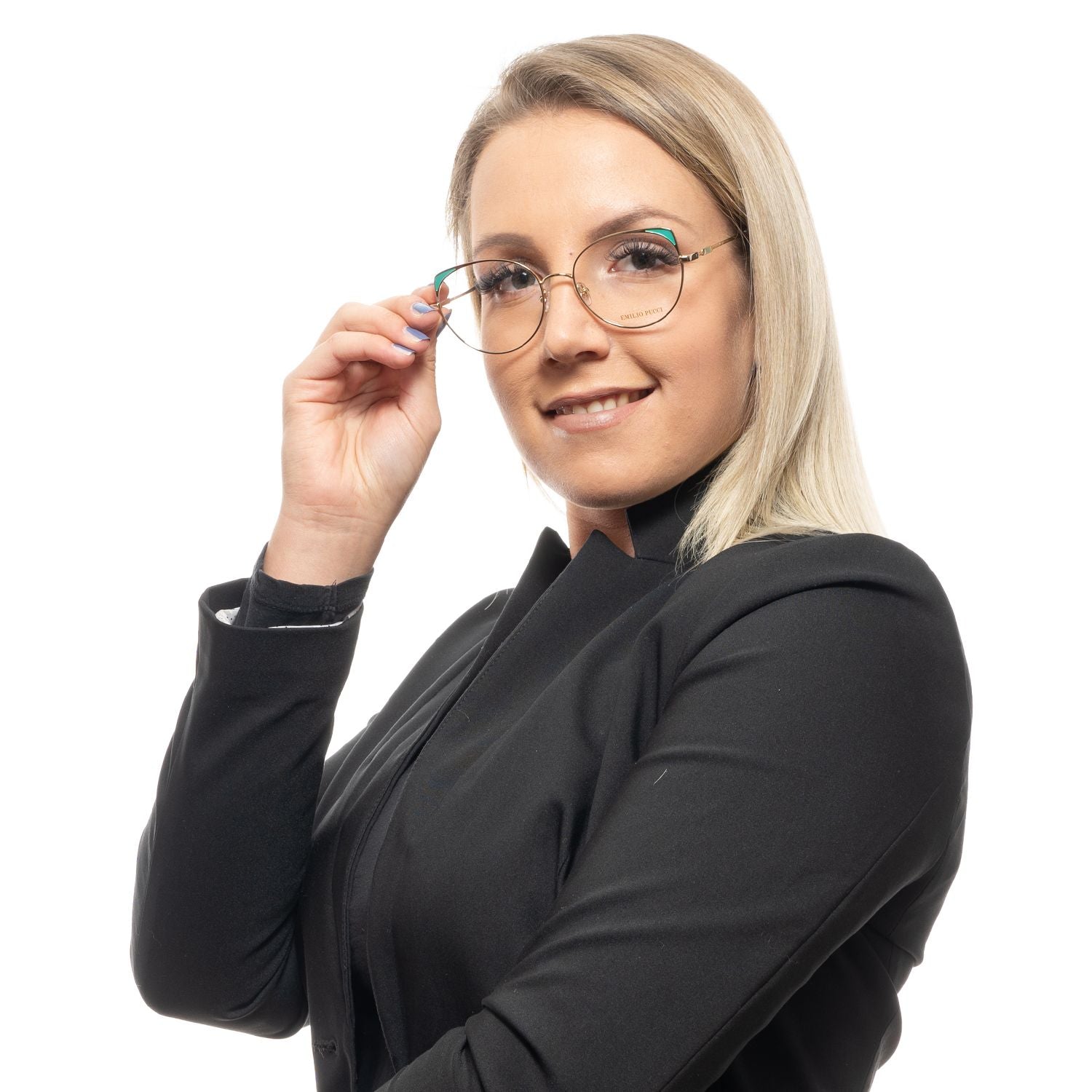 Emilio Pucci Gold Metal Glasses (Frames)