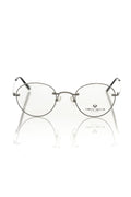 Frankie Morello Gray Metallic Men's Eyeglass Frame