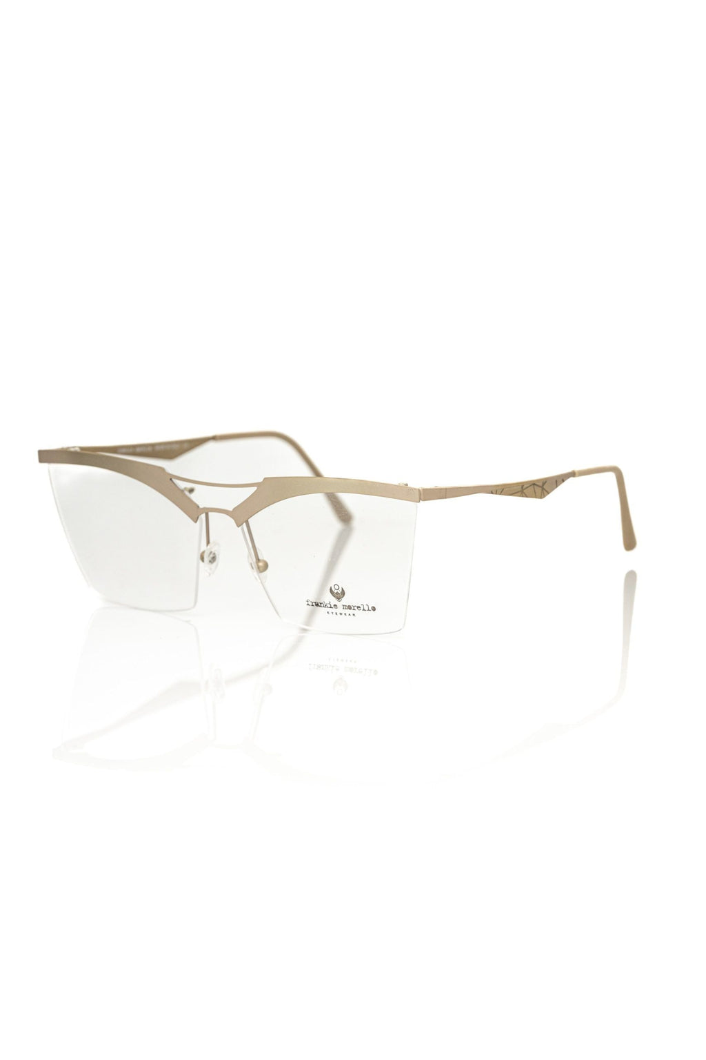 Frankie Morello Brown Metallic Women's Eyeglass Frame