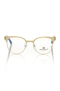 Frankie Morello Gold Metallic Women's Eyeglass Frame