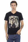 Trussardi Action Black Cotton Men's T-Shirt
