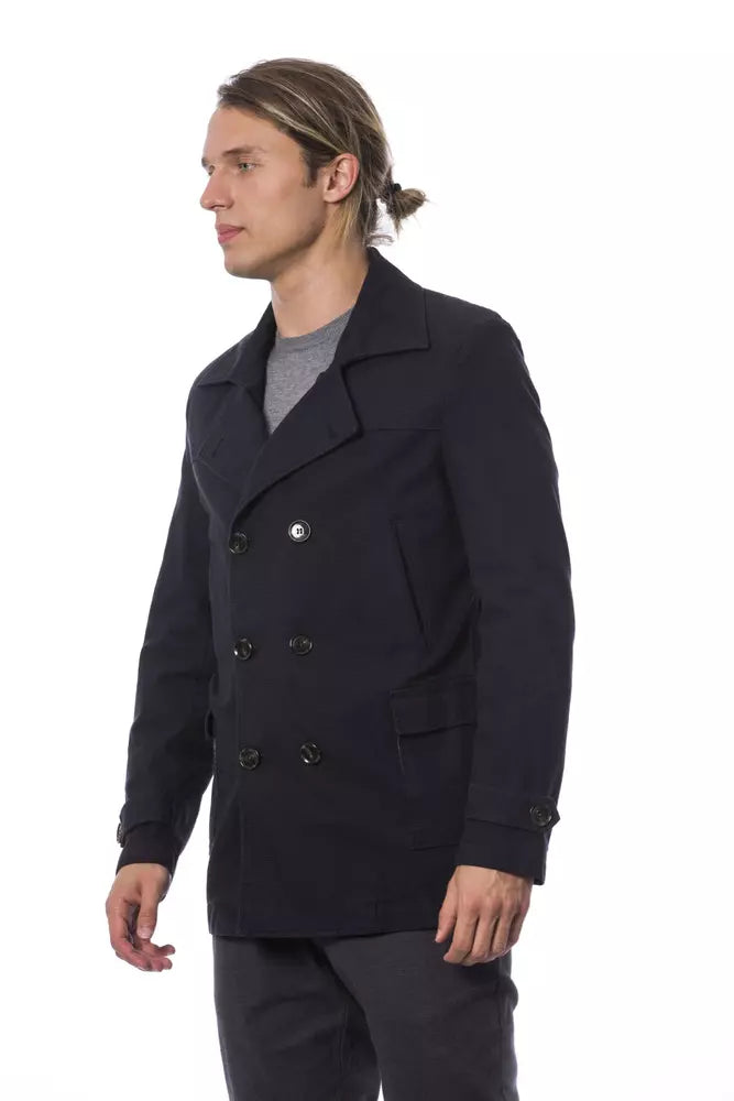 Verri Blue Cotton Blazer