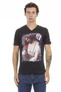 Trussardi Action Black Cotton Men's T-Shirt