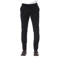 Trussardi Black Virgin Wool Men Pant