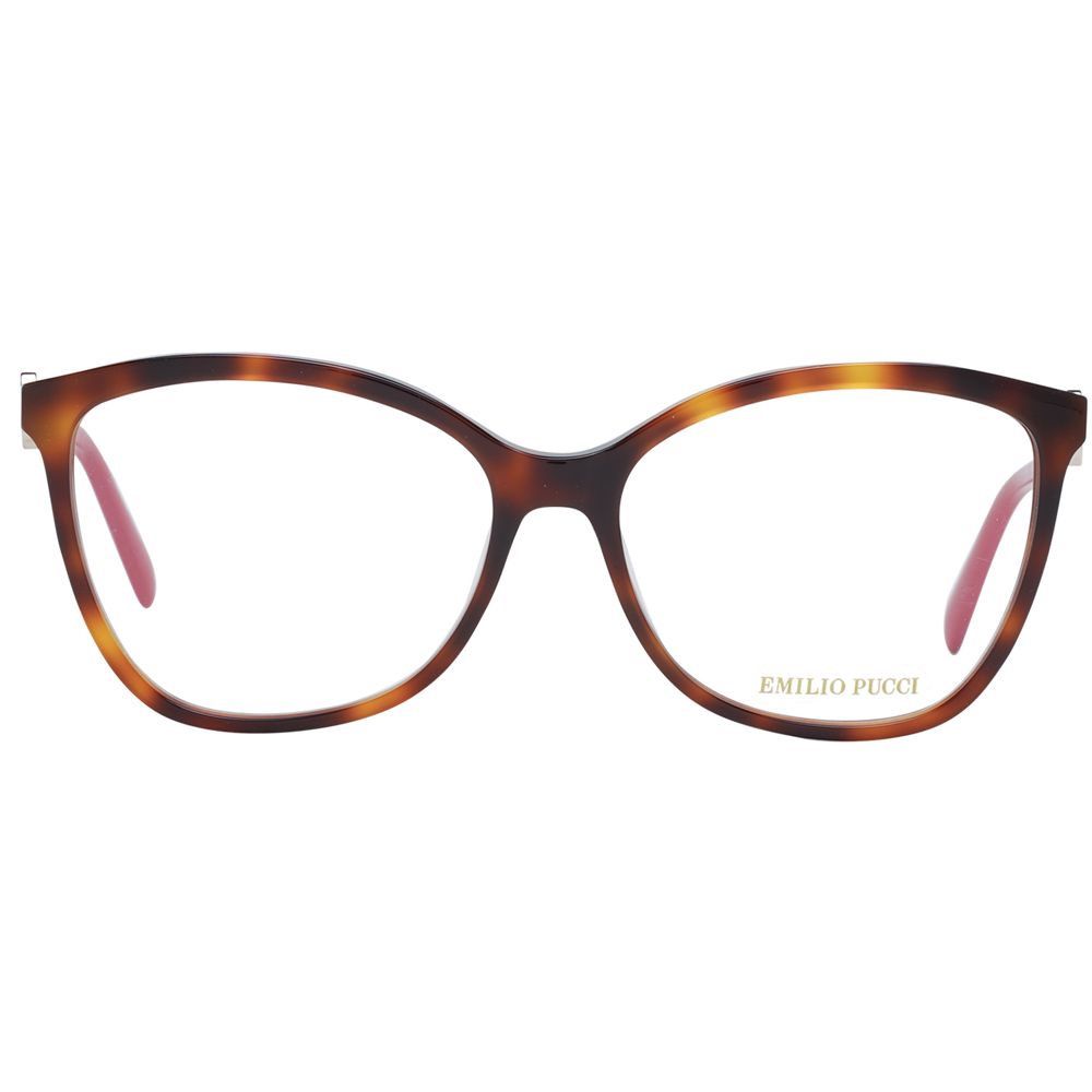 Emilio Pucci Brown Plastic Glasses (Frames)