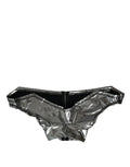 Dolce & Gabbana Silver Polyester Stretch Top