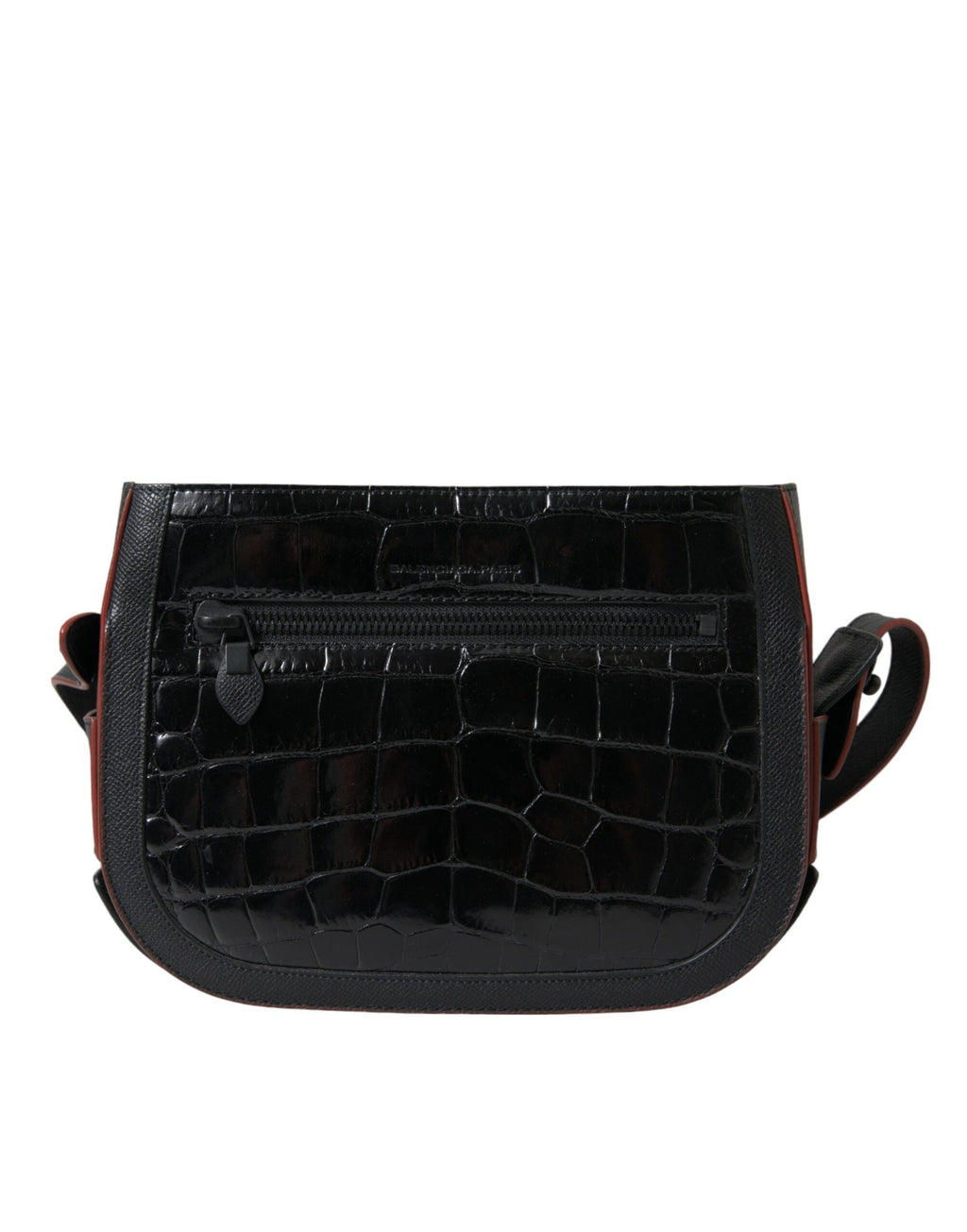 Balenciaga Black Exotic Leather Shoulder Crossbody Camera Bag