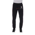 Trussardi Black Cotton Men Sports Pants