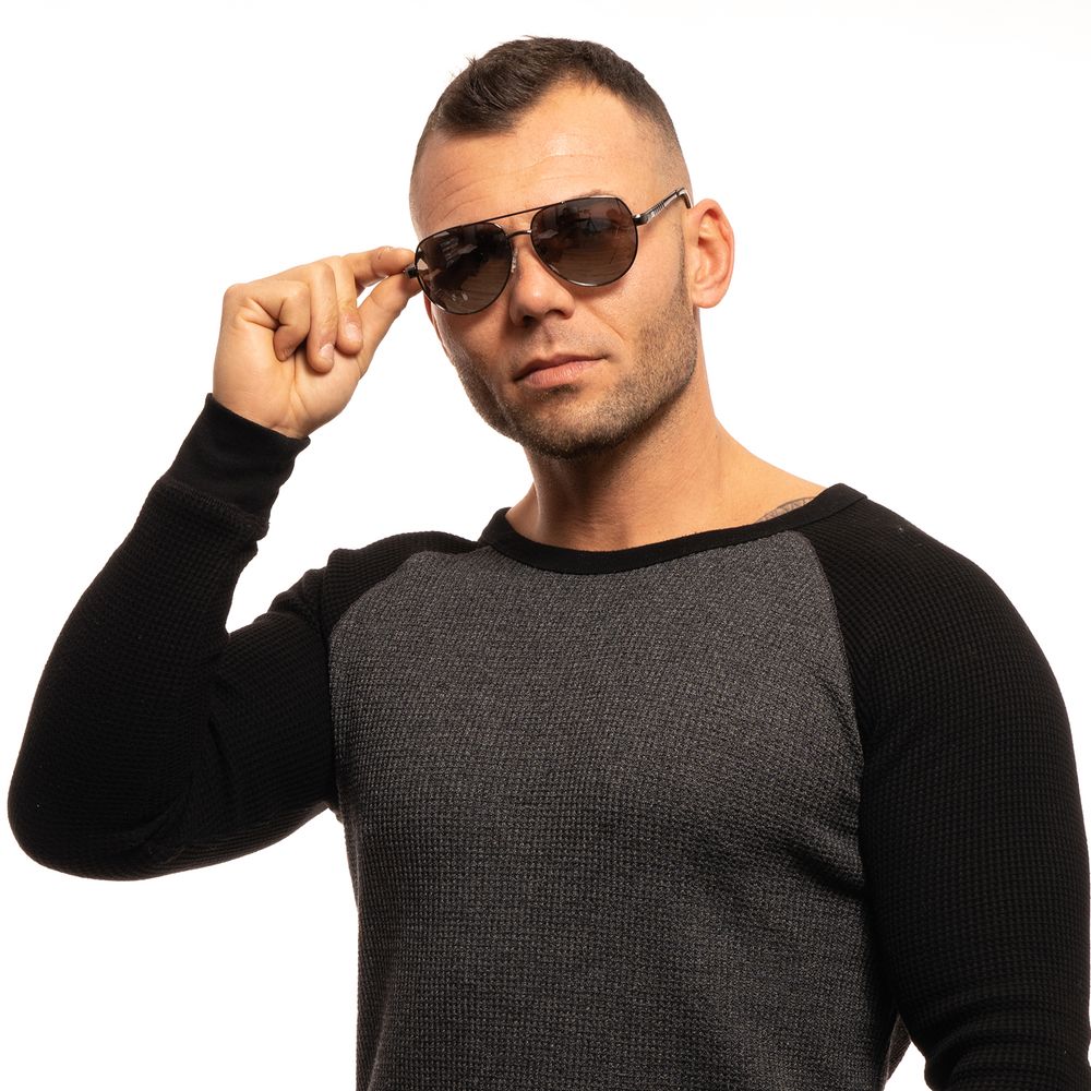 Guess Gray Metal Sunglasses