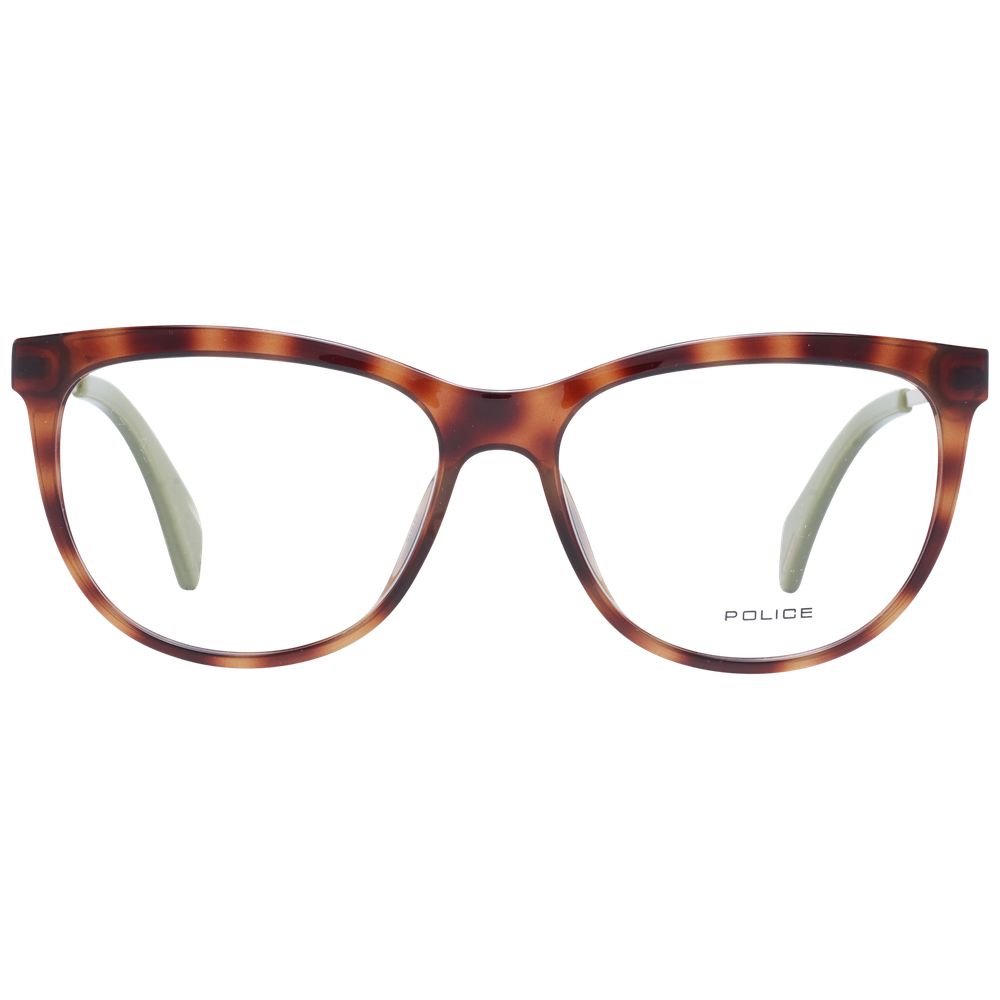 Police Brown Metal & Plastic Glasses (Frames)