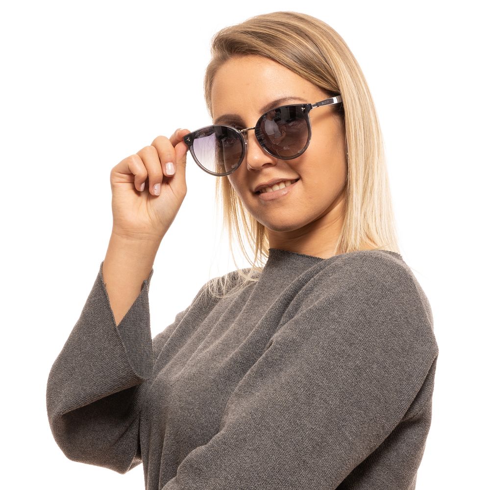 Bally Gray Metal & Plastic Sunglasses