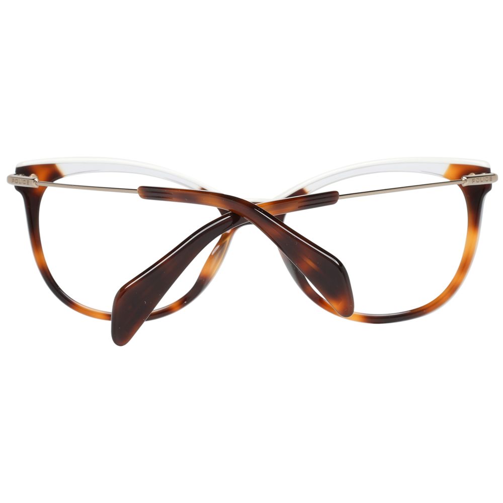 Police Brown Metal & Plastic Glasses (Frames)