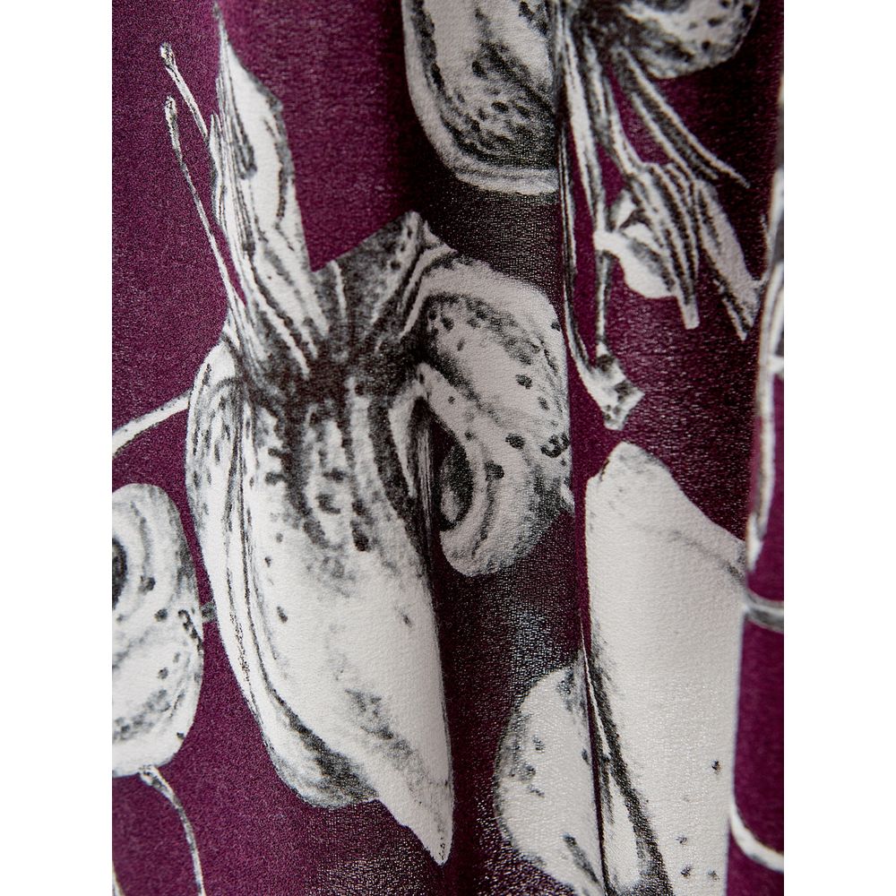 Lardini Purple Viscose Casual Dress