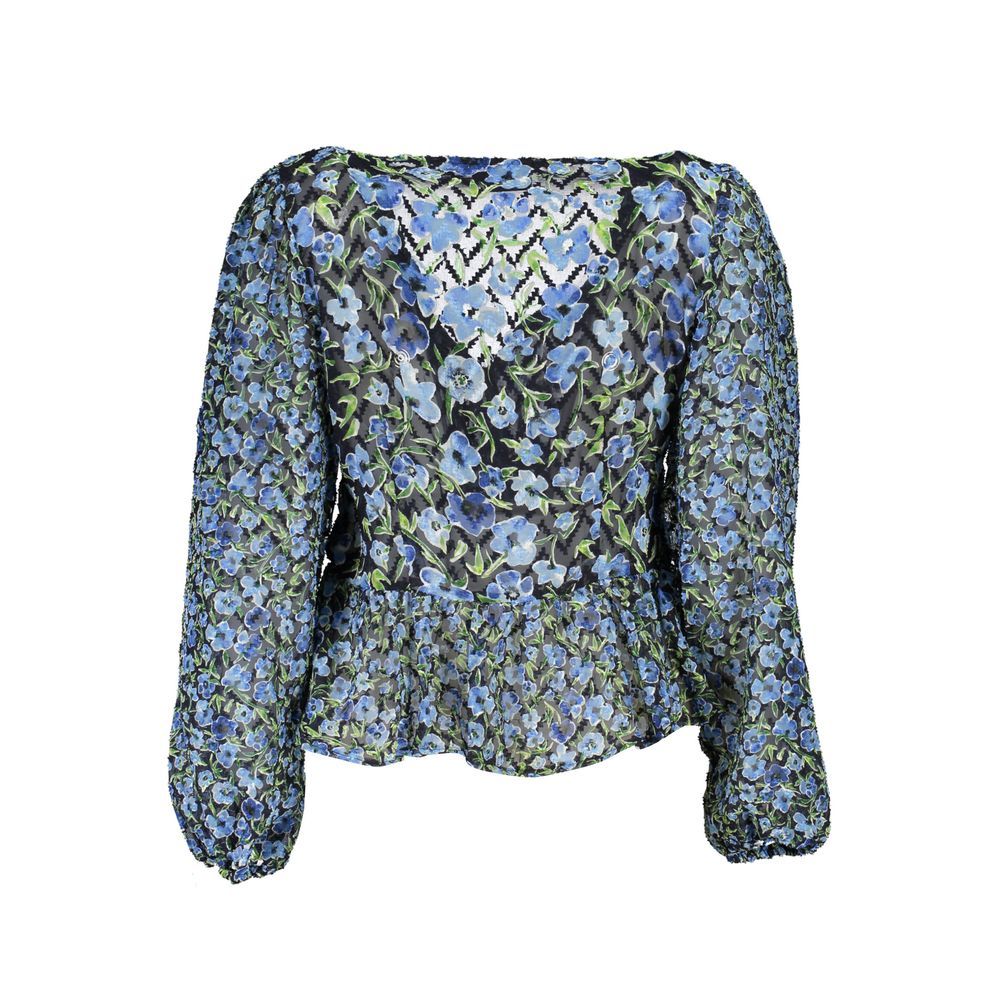 Desigual Blue Polyester Shirt