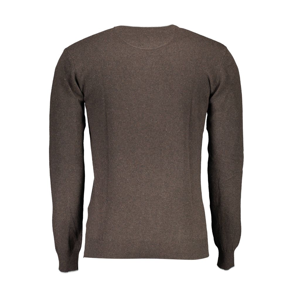 U.S. POLO ASSN. Brown Wool Men's Sweater