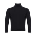 Colombo Black Cashmere Turtleneck