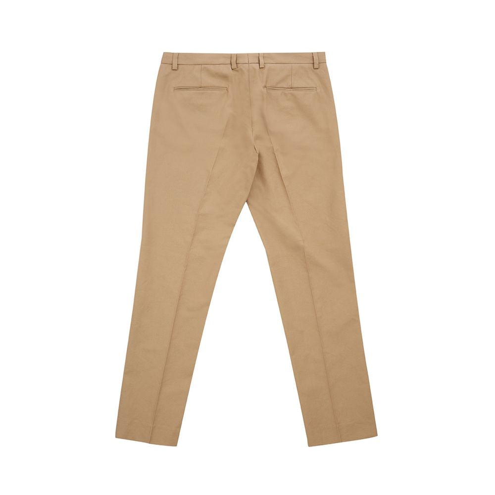 Lardini Brown Cotton Chino Pants