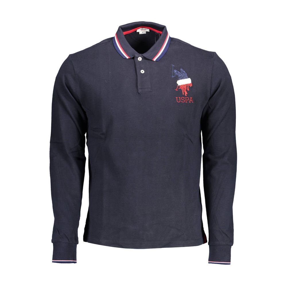 U.S. POLO ASSN. Blue Cotton Men's Polo Shirt