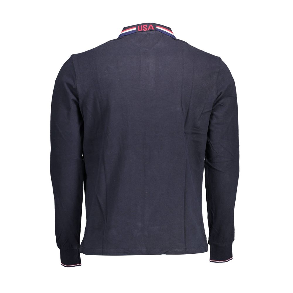 U.S. POLO ASSN. Blue Cotton Men's Polo Shirt