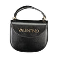 Mario Valentino Nero Polyurethane Women's Bag with Handle and Shoulder Strap