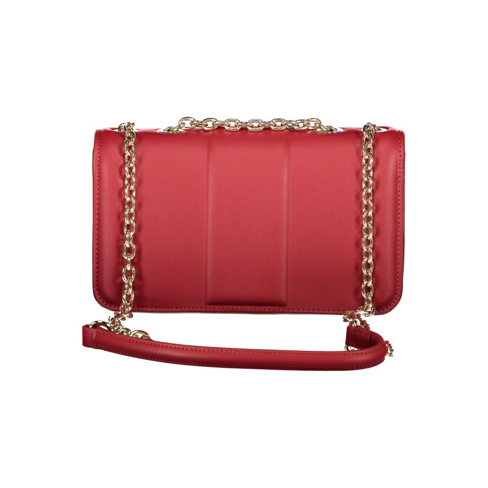 Mario Valentino Rosso Polyurethane Women's Bag