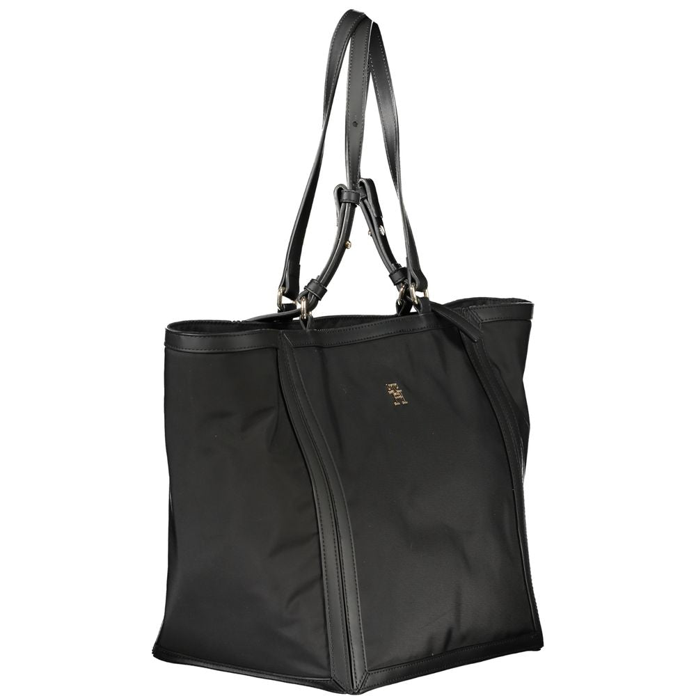 Tommy Hilfiger Black Polyester Women Handbag Tommy Hilfiger