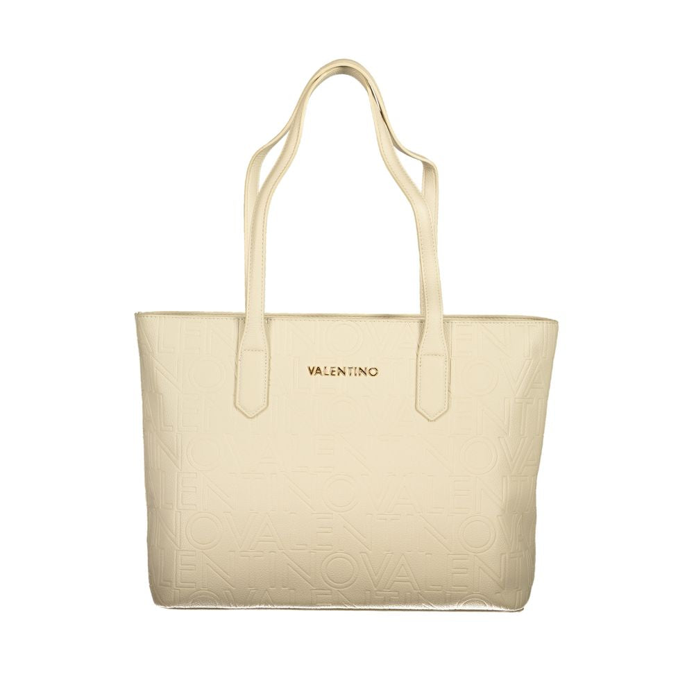 Mario Valentino Beige Polyurethane Women's Bag