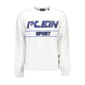 Plein Sport Bianco Cotton Men Sweatshirt Plein Sport