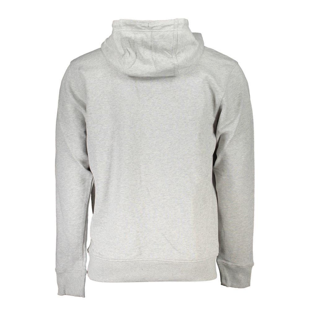 Tommy Hilfiger Grigio Cotton Men's Hoodie Tommy Hilfiger