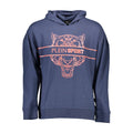 Plein Sport Blue Cotton Men's Hoodie Plein Sport