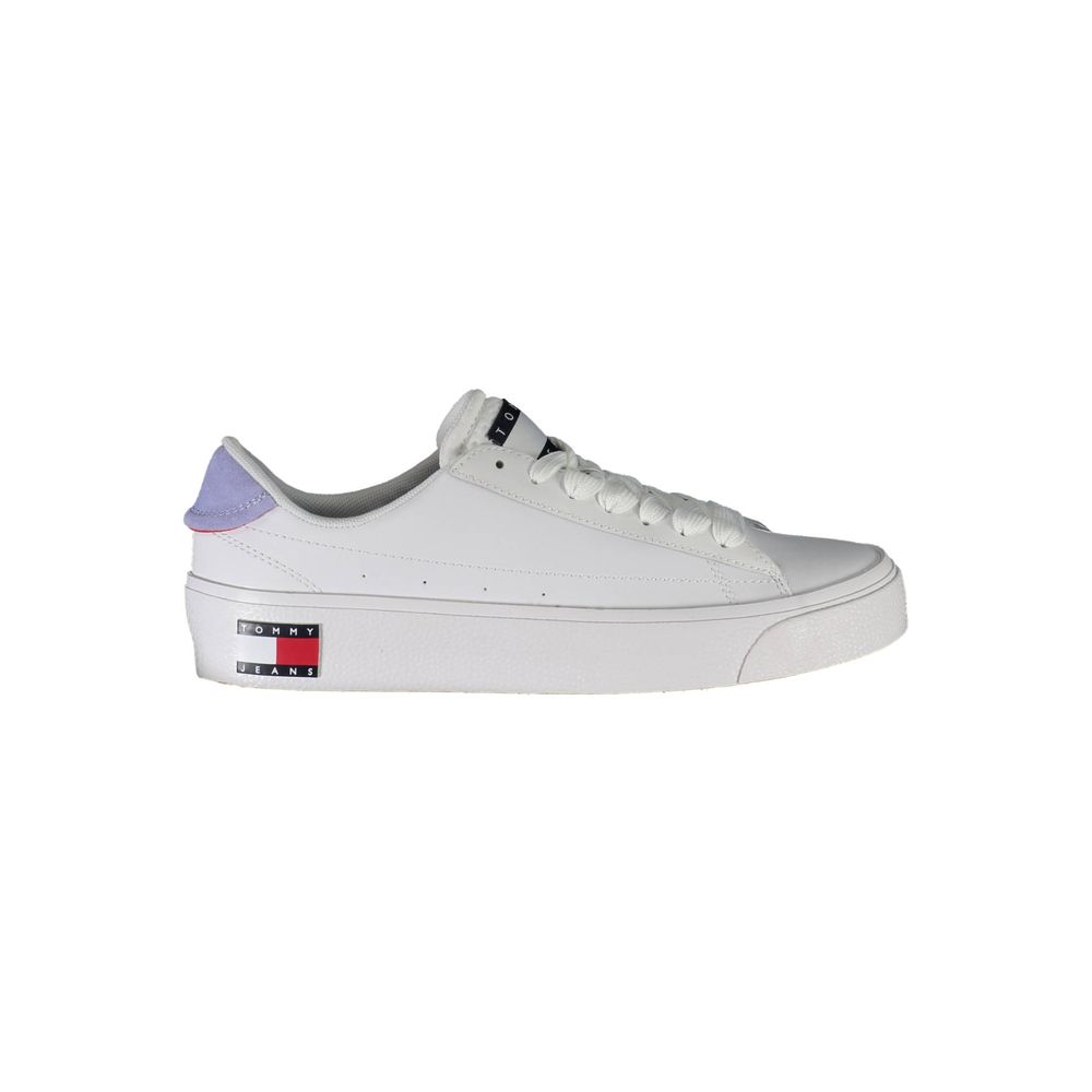 Tommy Hilfiger Bianco Leather Women Sneaker Tommy Hilfiger
