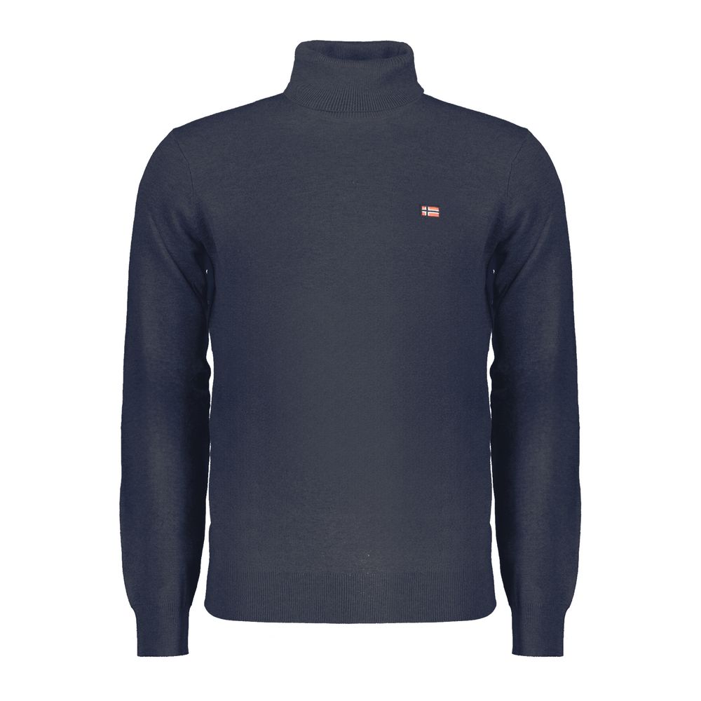 Norway 1963 Blue Wool Men Sweater