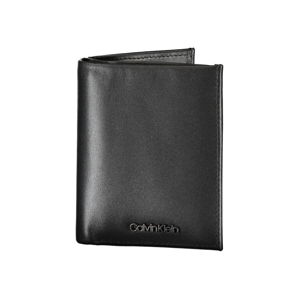 Calvin Klein Nero Leather Men Wallet Calvin Klein